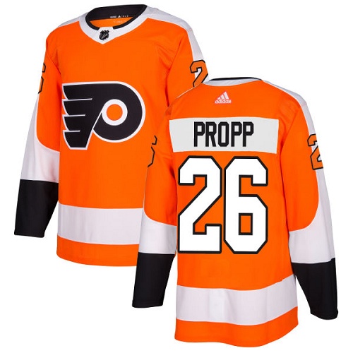 Adidas Men Philadelphia Flyers #26 Brian Propp Orange Home Authentic Stitched NHL Jersey->philadelphia flyers->NHL Jersey